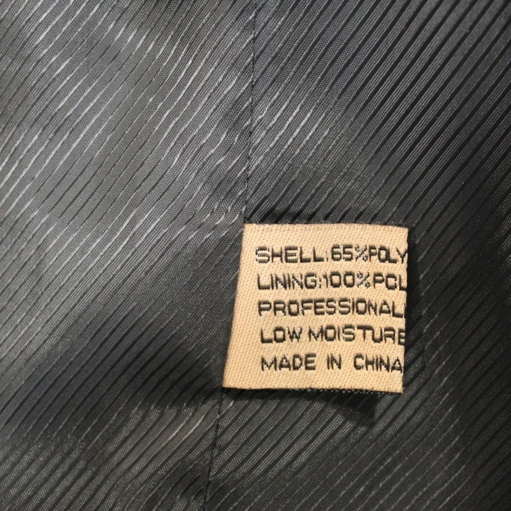 Luca Rossi Italia Mens Grey Pinstripe Suit Jacket Blazer 46L‎ Large Tall